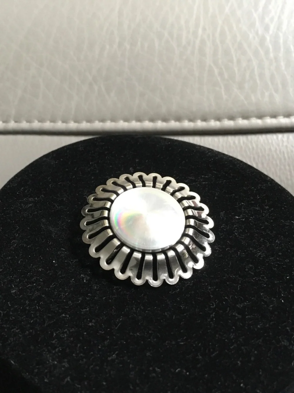 Vintage floral brooch